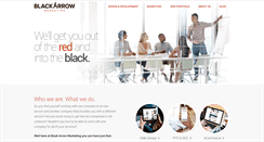 Desktop Screenshot of blackarrowmarketing.com